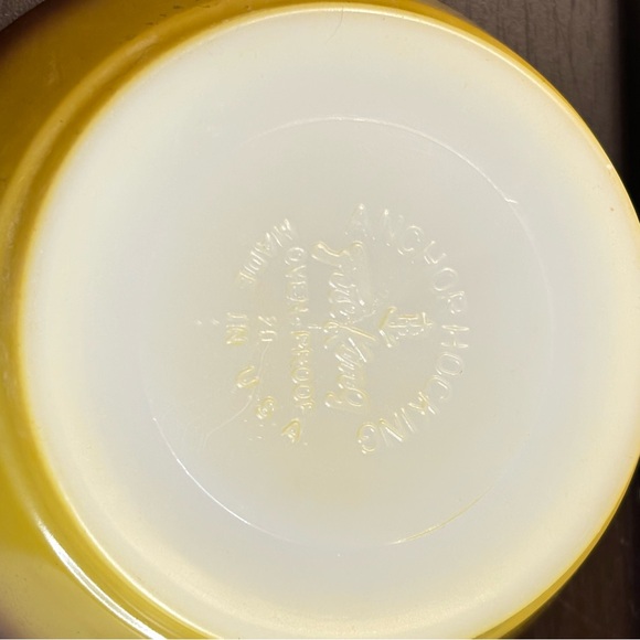 ANCHOR HOCKING Set of 4 Bowls Ombré Brown Yellow Ovenware Dish Cereal Soup Bowls - Picture 6 of 8